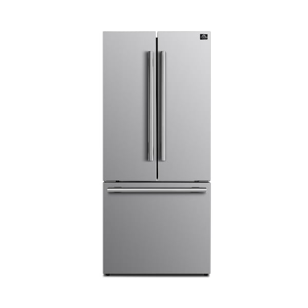 Forno No Frost Refrigerator 31In. French Door Stainless Steel w/Ice Maker FFFFD1974-31SB - main